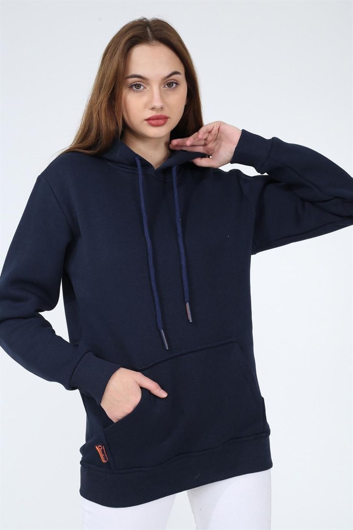 Dark blue sales womens hoodie