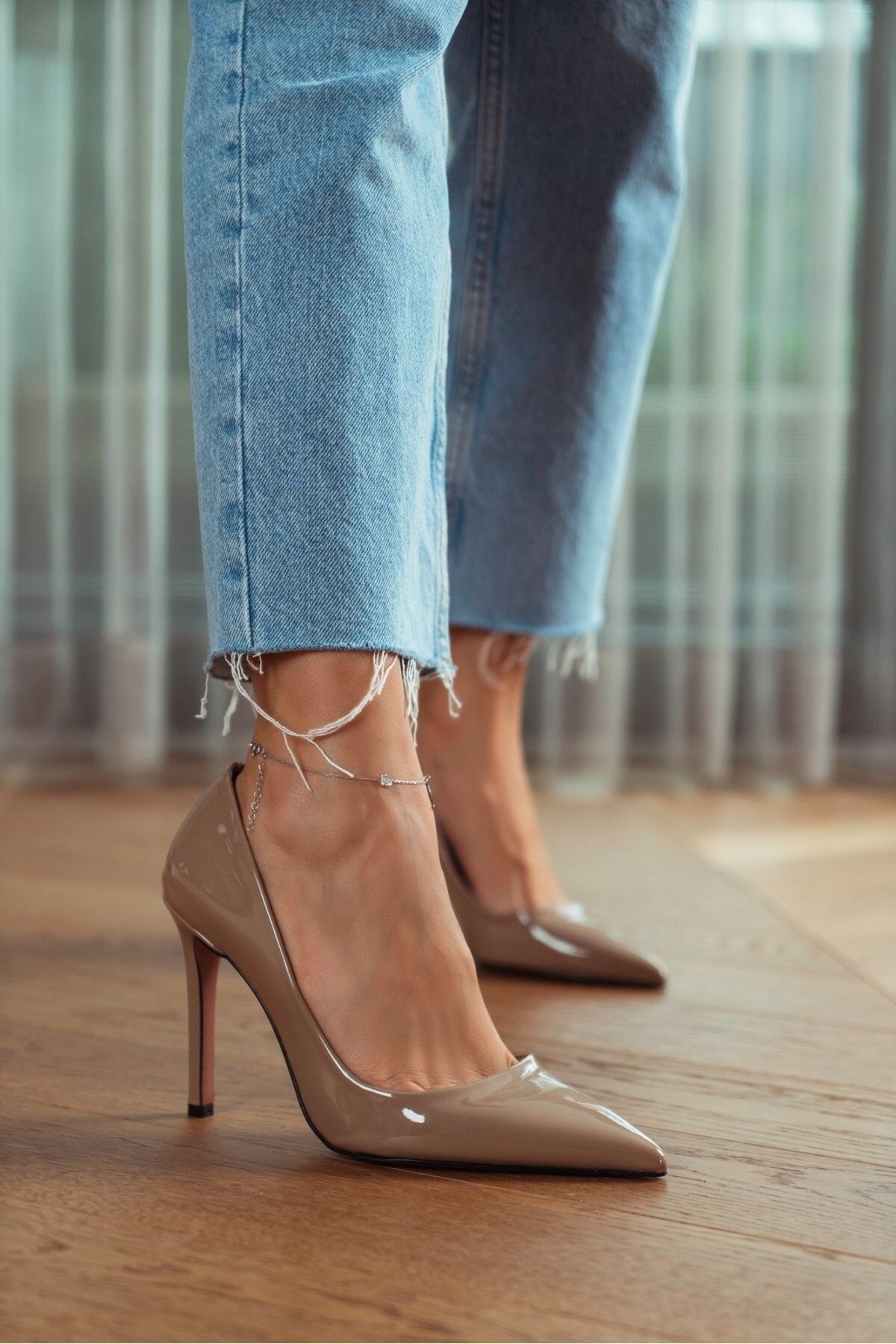 Dark beige heels hotsell