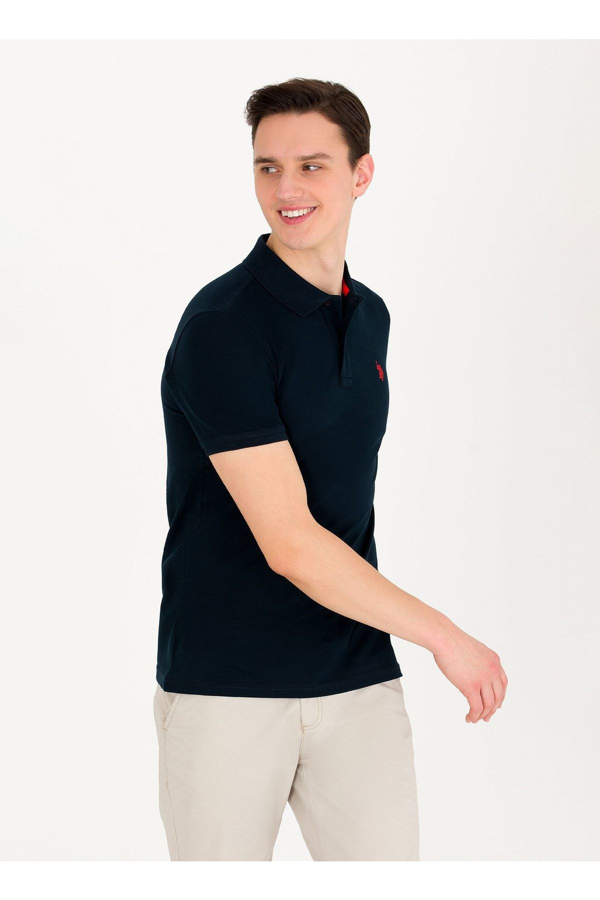 Dark online navy polo