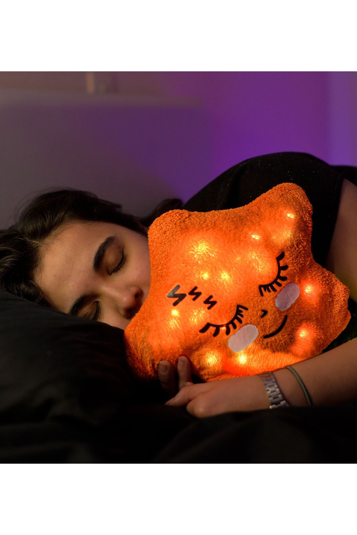 ZG NER Led Light Star Pillow Trendyol