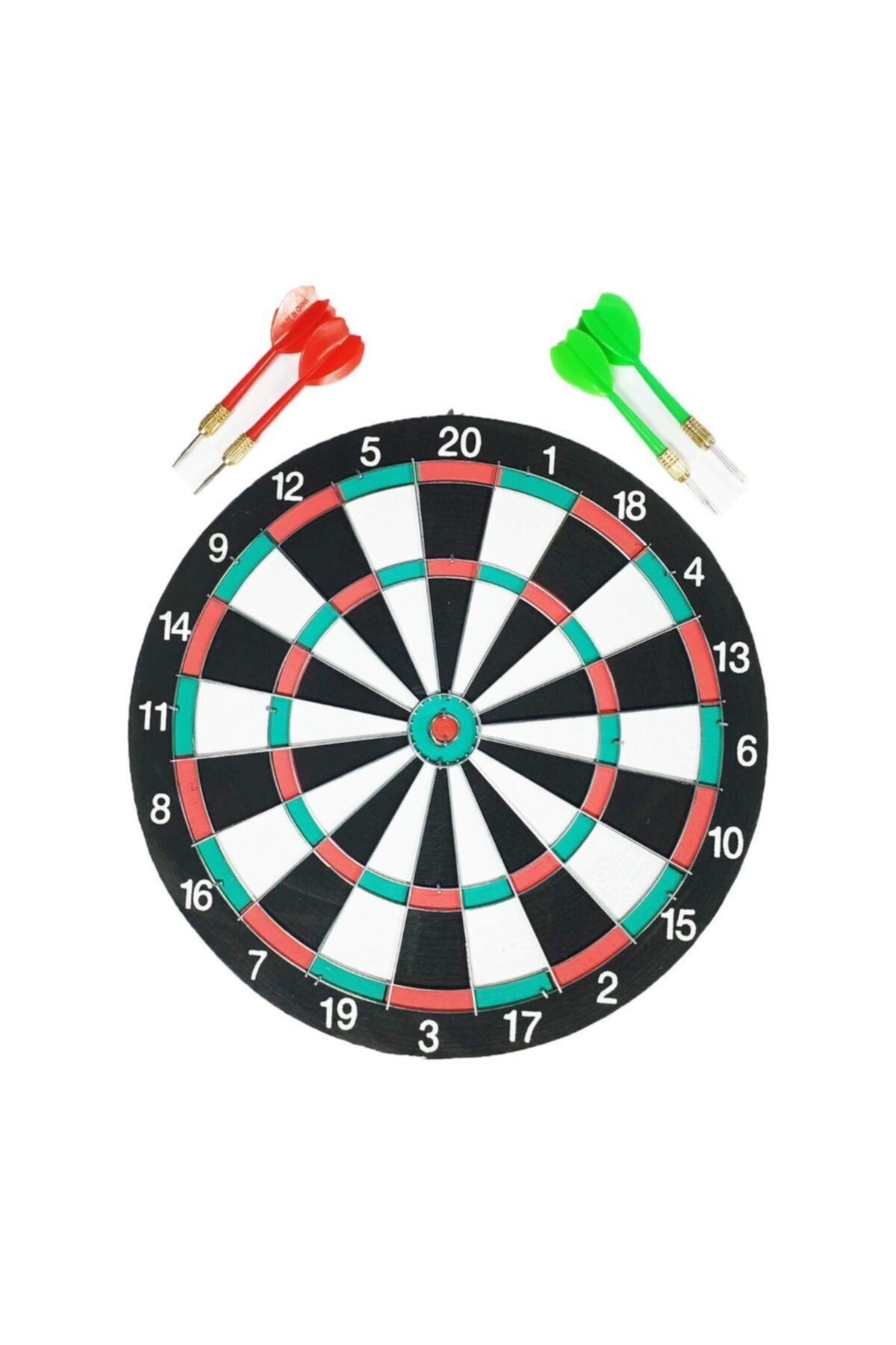 HETicaret 12 inç Iğne Uçlu Dart Seti - 29 Cm Tahta Dart Seti