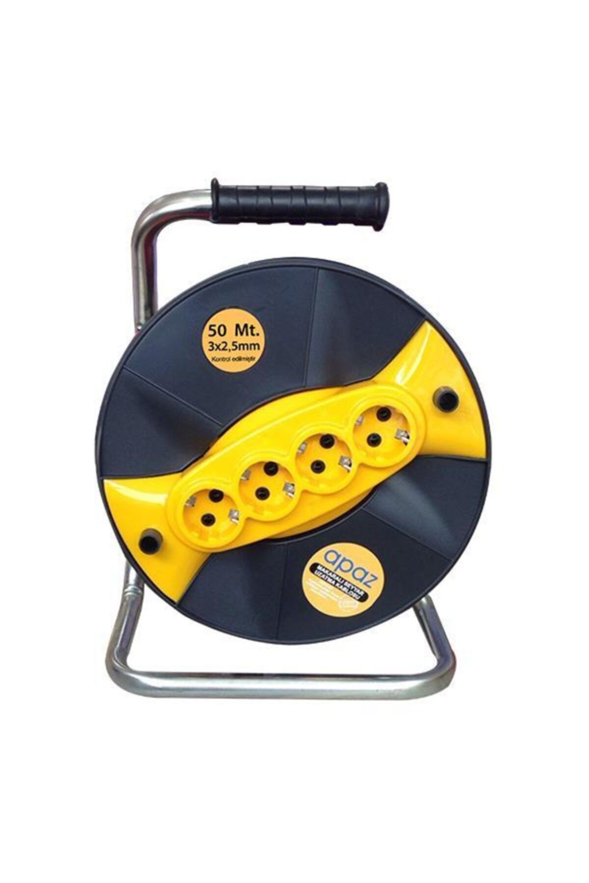 Apaz Makaralı Seyyar Kablo 3x2.5 - 50m