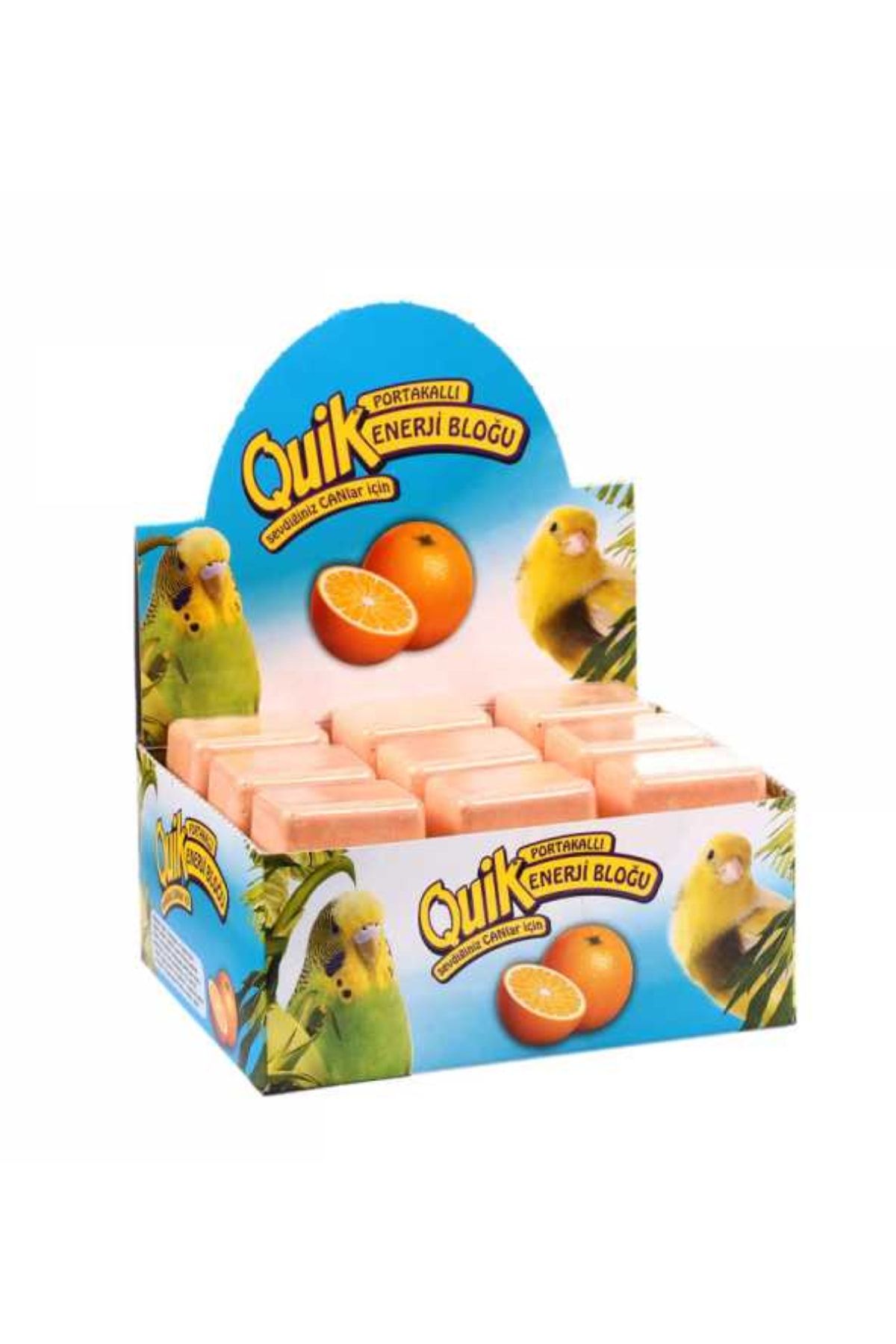 Quik Kuşlar Için Enerji Bloğu, Portakal Aromalı, 1 Adet