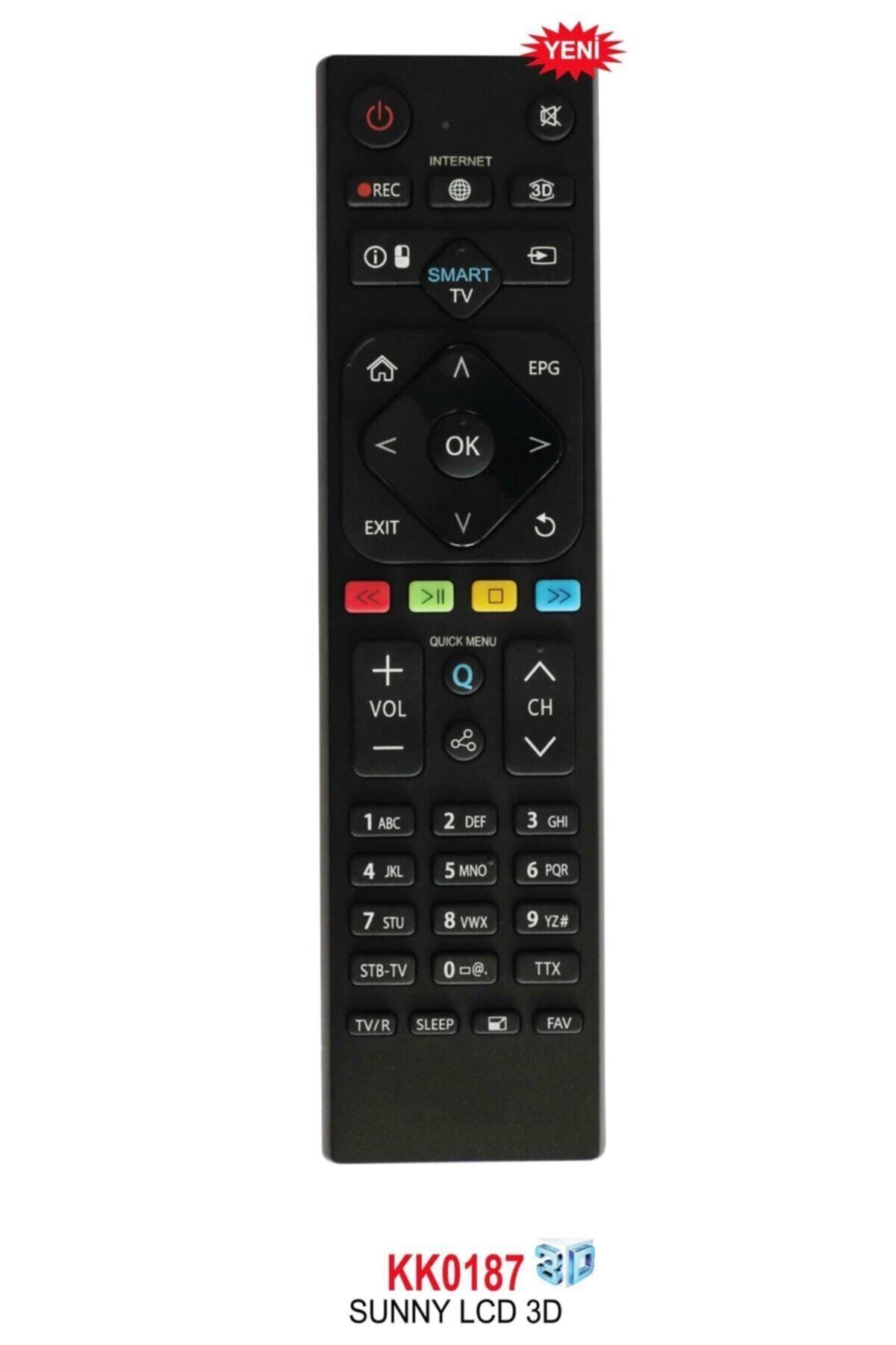 Axen Sunny Rm-l265 Smart Tv Tuşlu Lcd-led Tv Kumanda (rc0265-082019034)