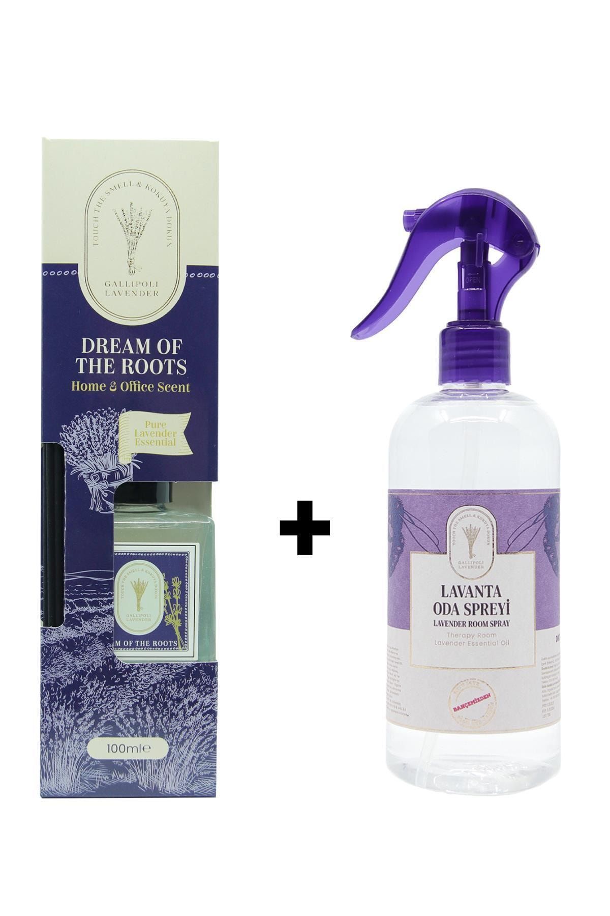 Gallipoli Lavender Lavanta Yağlı Oda Kokusu 400 Ml + Bambu Çubuklu Oda Ortam Kokusu 100 Ml