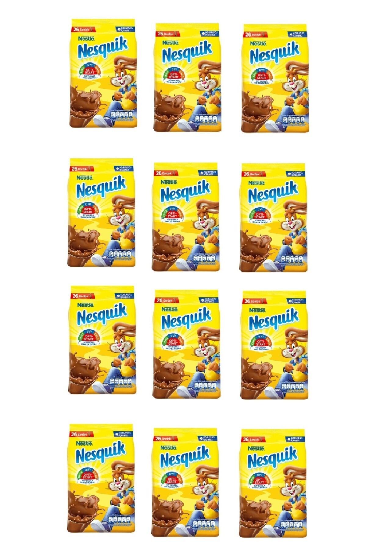 Nesquik Çikolatalı Toz Içecek 375 Gr X 12 Adet