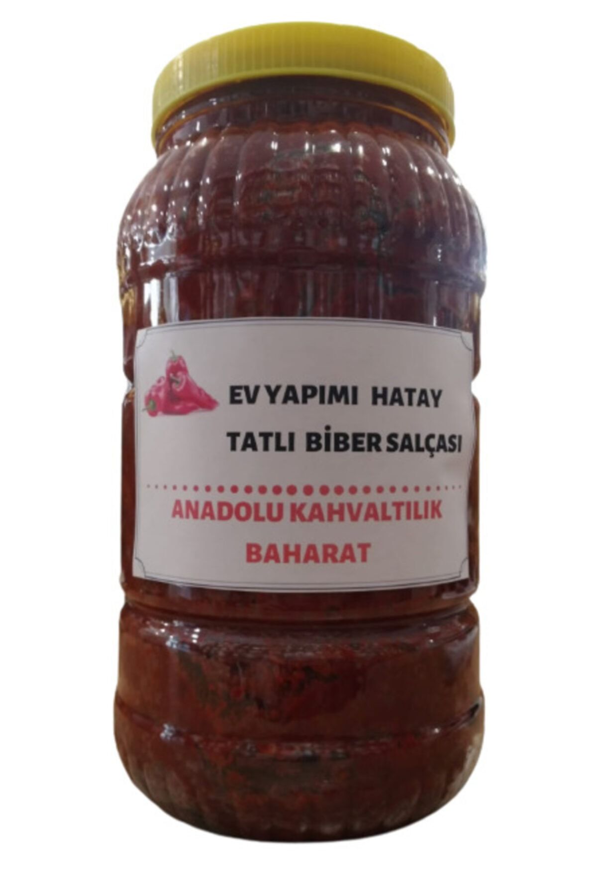 Anadoluzade Hatay Ev Yapımı Katkısız Tatlı Biber Salçası 3 Kg (güneş Kurutma)
