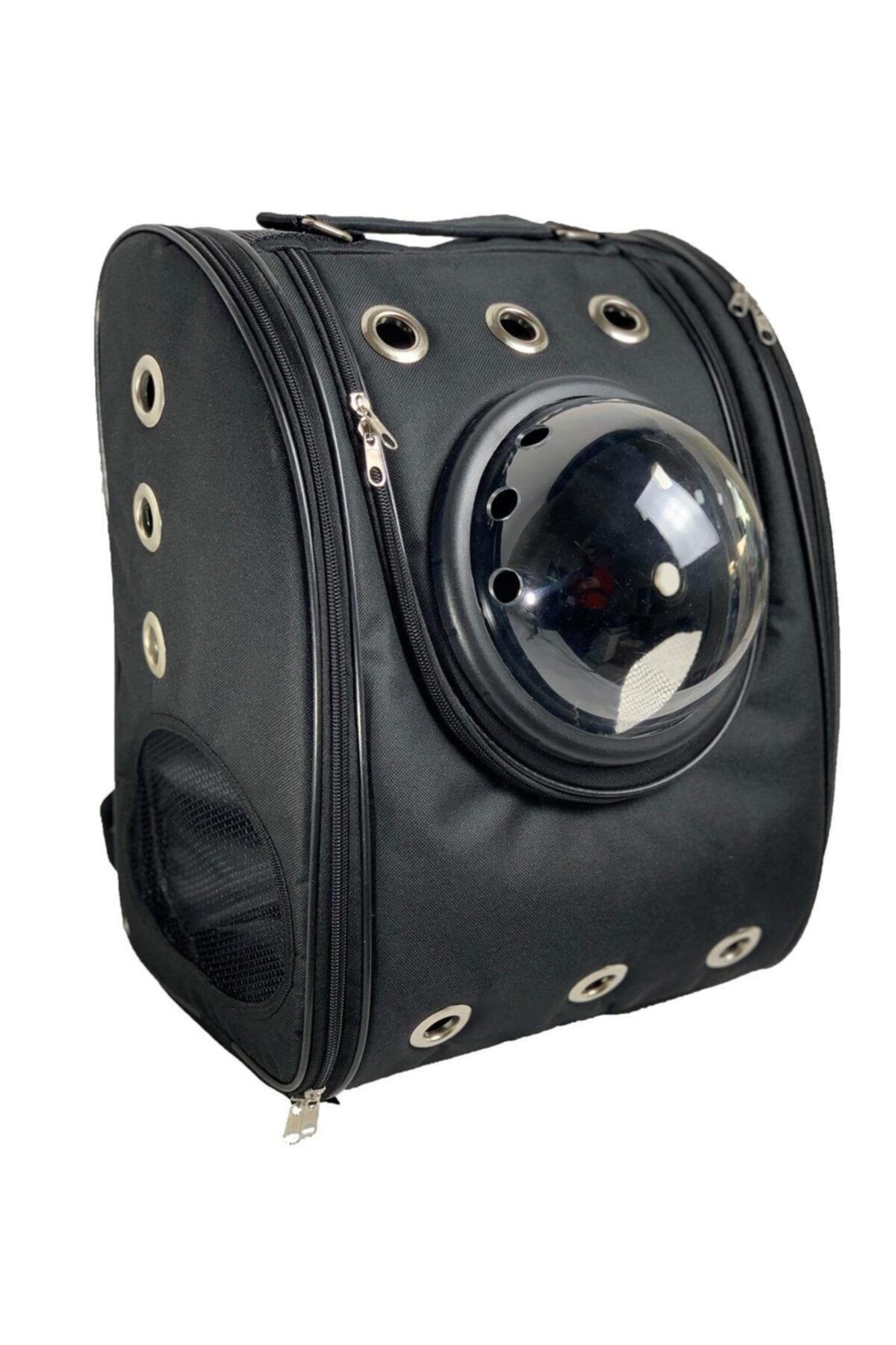 Glipet Kumaş Astronot Kedi Köpek Taşıma Çantası 39x23x30 Cm Siyah