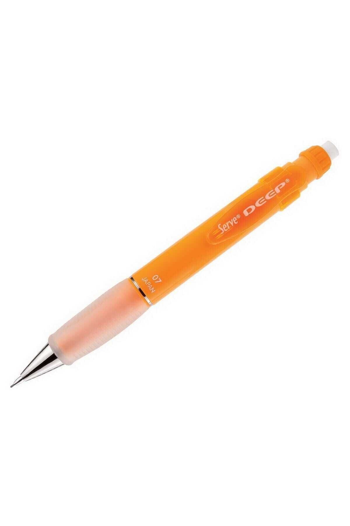 Serve Deep 0.7 Mm. Mekanik Kurşun Kalem Fosforlu Turuncu