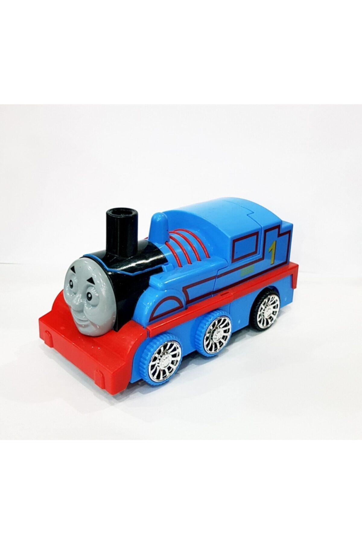 Şenver Toys Kendiliğinden Robota Dönüşen Thomas Tren Işıklı Sesli Ve Yürür 20 cm