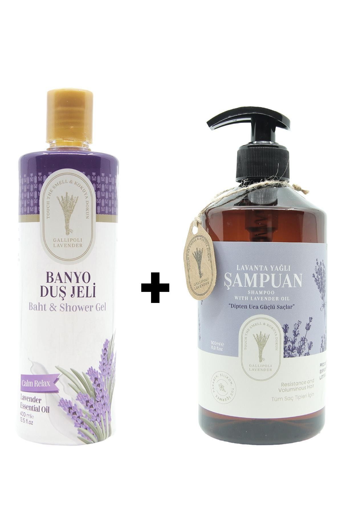 Gallipoli Lavender Lavanta Yağlı Şampuan + Lavanta Yağlı Banyo Duş Jeli 400 Ml