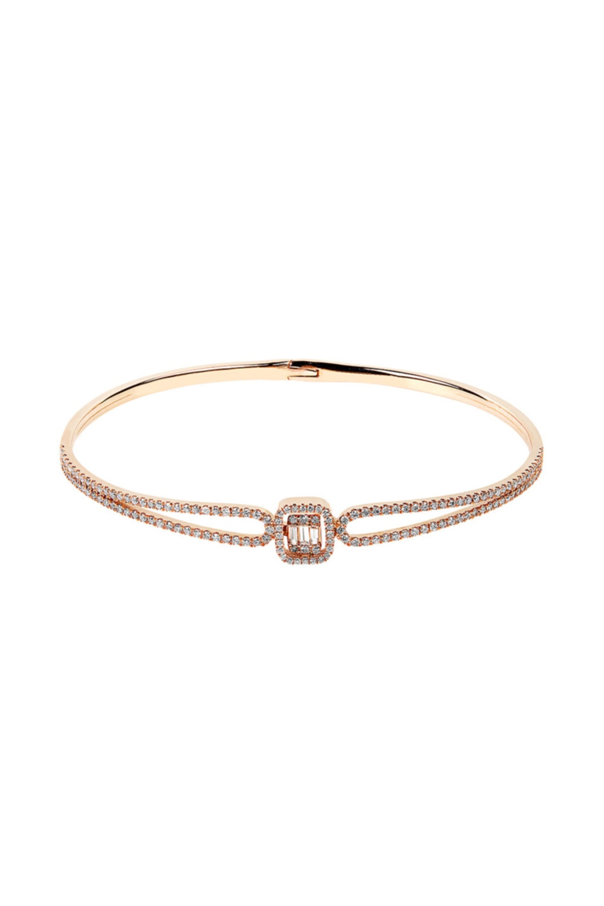 Clavis Jewelry Bagetli Pırlanta Bilezik (blz0956)
