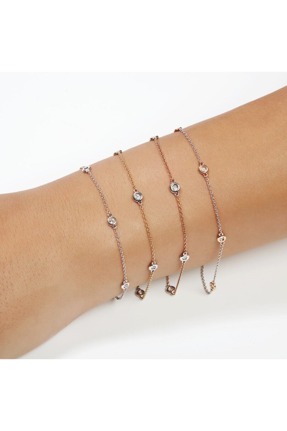 Clavis Jewelry Pırlanta Bezeli Zincir Bileklik (blz0749)