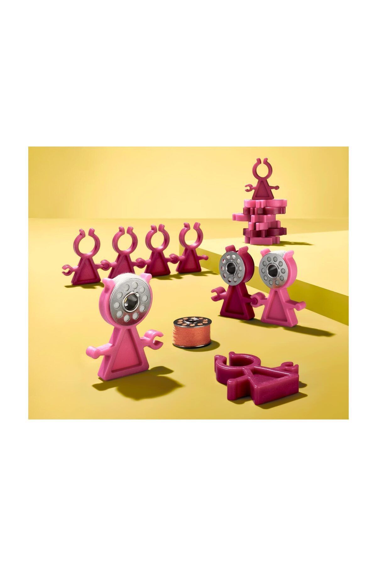 Tchibo Renkli Makara Mandalı  Bobbin Clip
