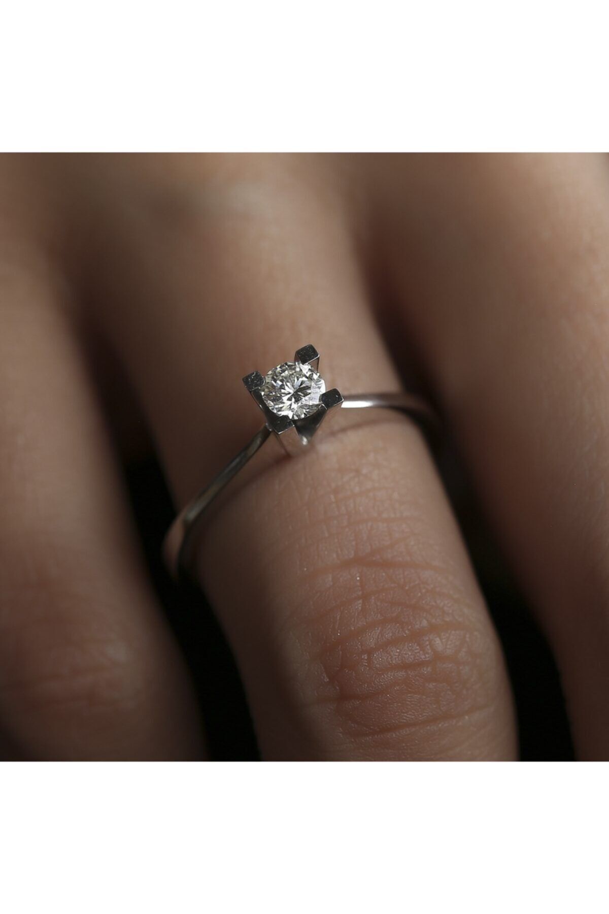 Safir Kuyumculuk Tektaş Pırlanta Yüzük 0.20 Ct Py06521