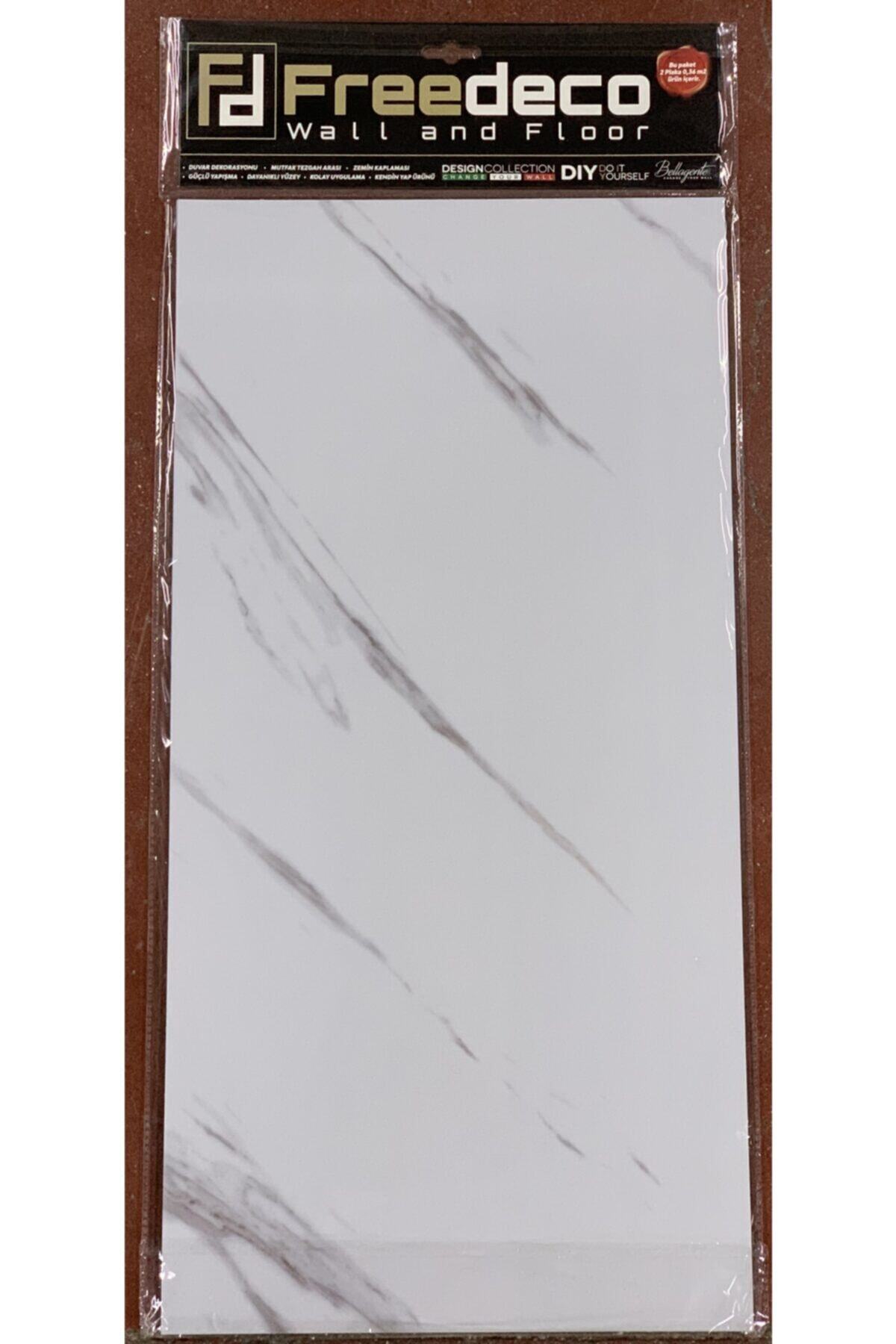 Bellagente Freedeco Kendinden Yapışkanlı Duvar Ve Zemin Pan.1 Pak.(2ad)30x60 Cm 0,18 Mm(0,36m2)beyaz