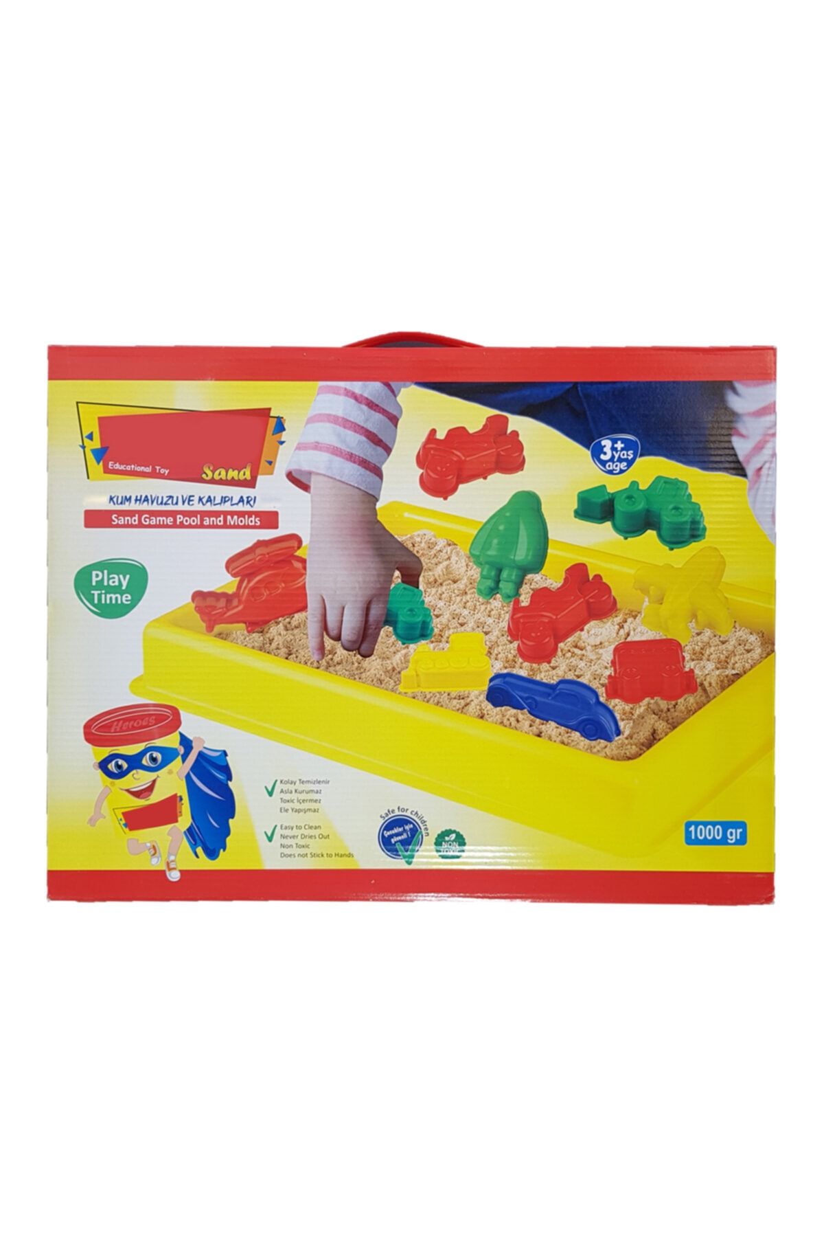 Nisdesen Kinetik Kum Havuzlu 1000 Gr Kum Deniz Canlıları