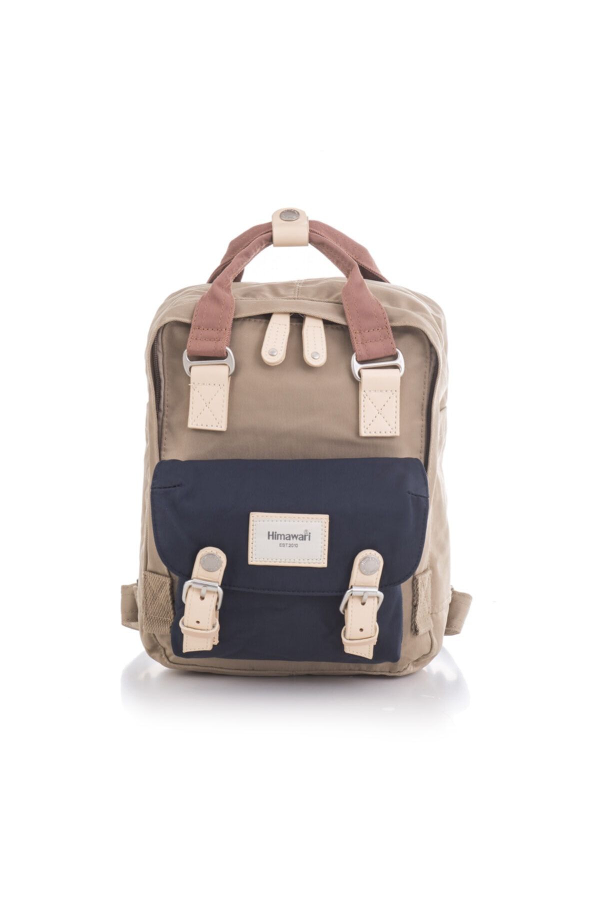 Himawari Unisex Lacivert Tan Buttercup Mini Sırt Çantası