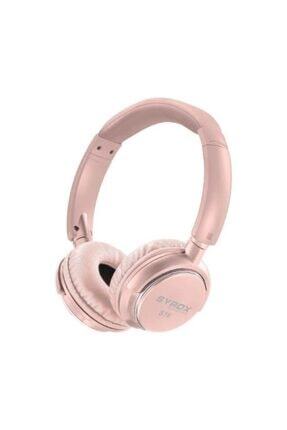 Xx-80 ( S16 Bt Pembe) Kulaküstü Kablosuz Bluetooth Kulaklık Hafıza Kartı Girişli S16 Image 0