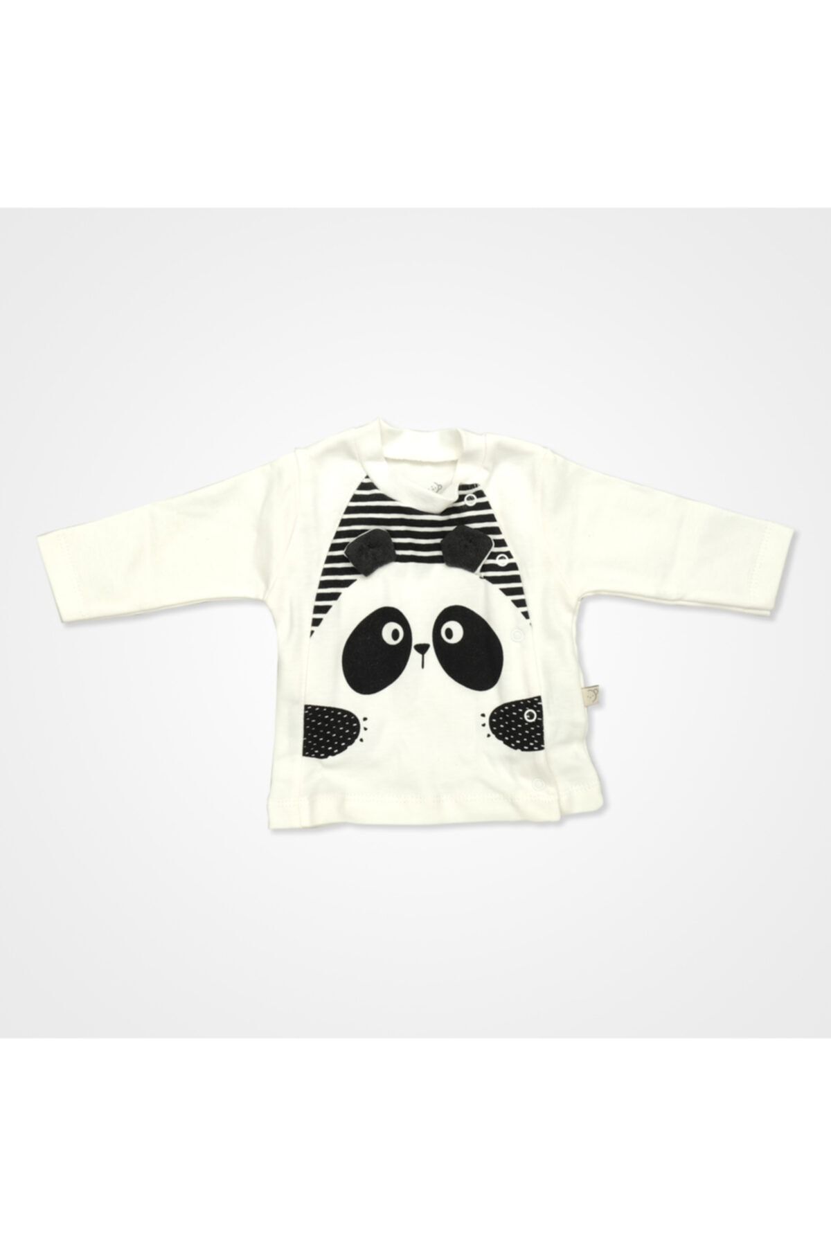 Bebbek Panda Desenli Hastane Çıkış Seti 10'lu - Siyah 2