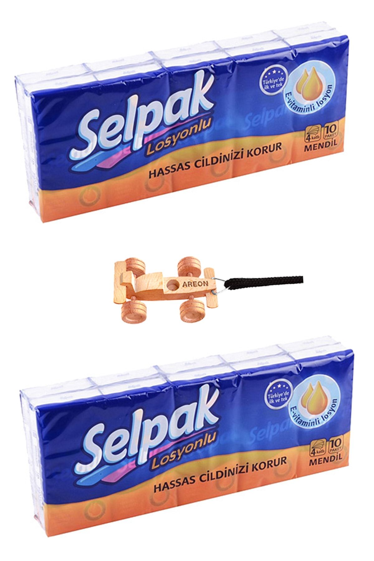 Selpak Losyonlu Mendil 20 Adet (2 Paket) - Formula Anahtarlık