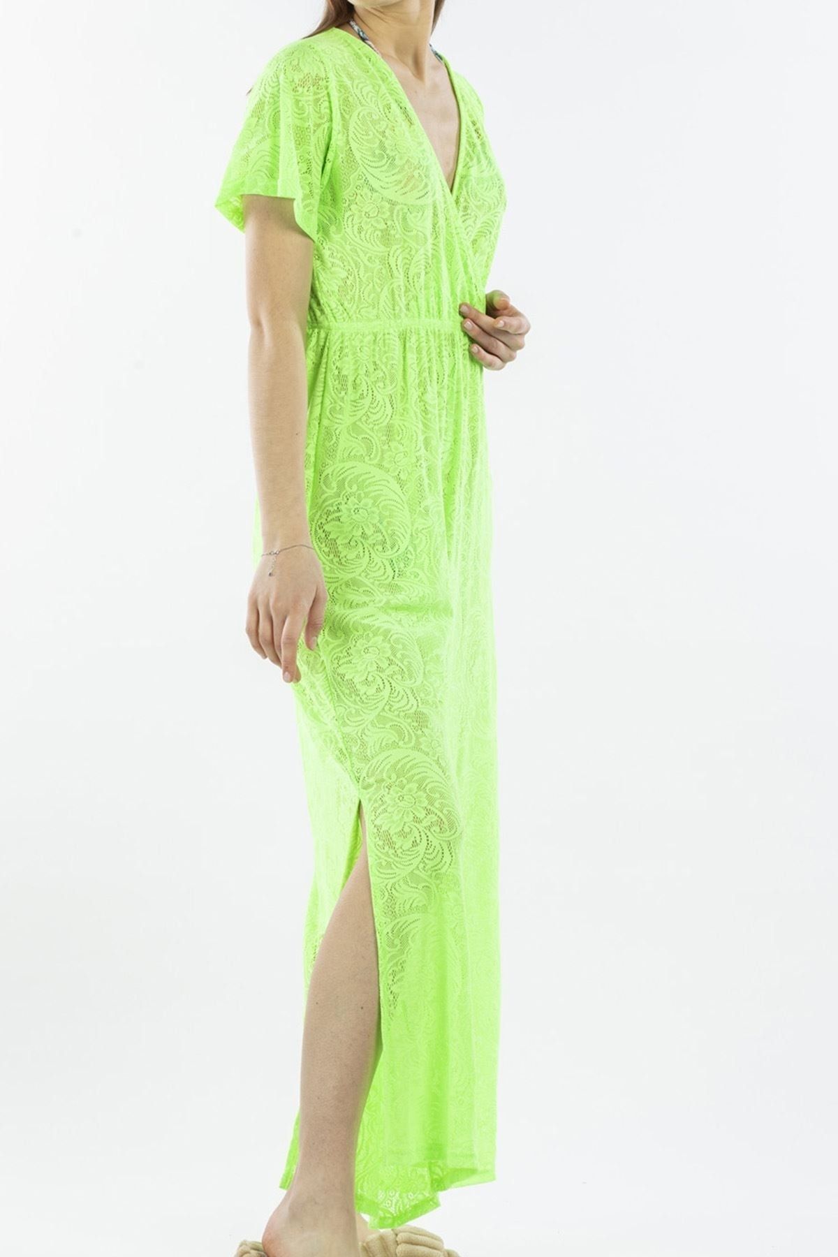 Lime green lace jumpsuit clearance