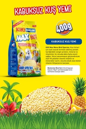 Kuş Max Menu Bird Species Kabuksuz Kuş Yemi 400 Gr. Kb305 Image 1