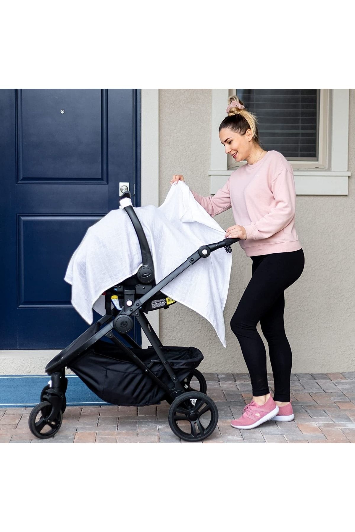 Muslin stroller cover store
