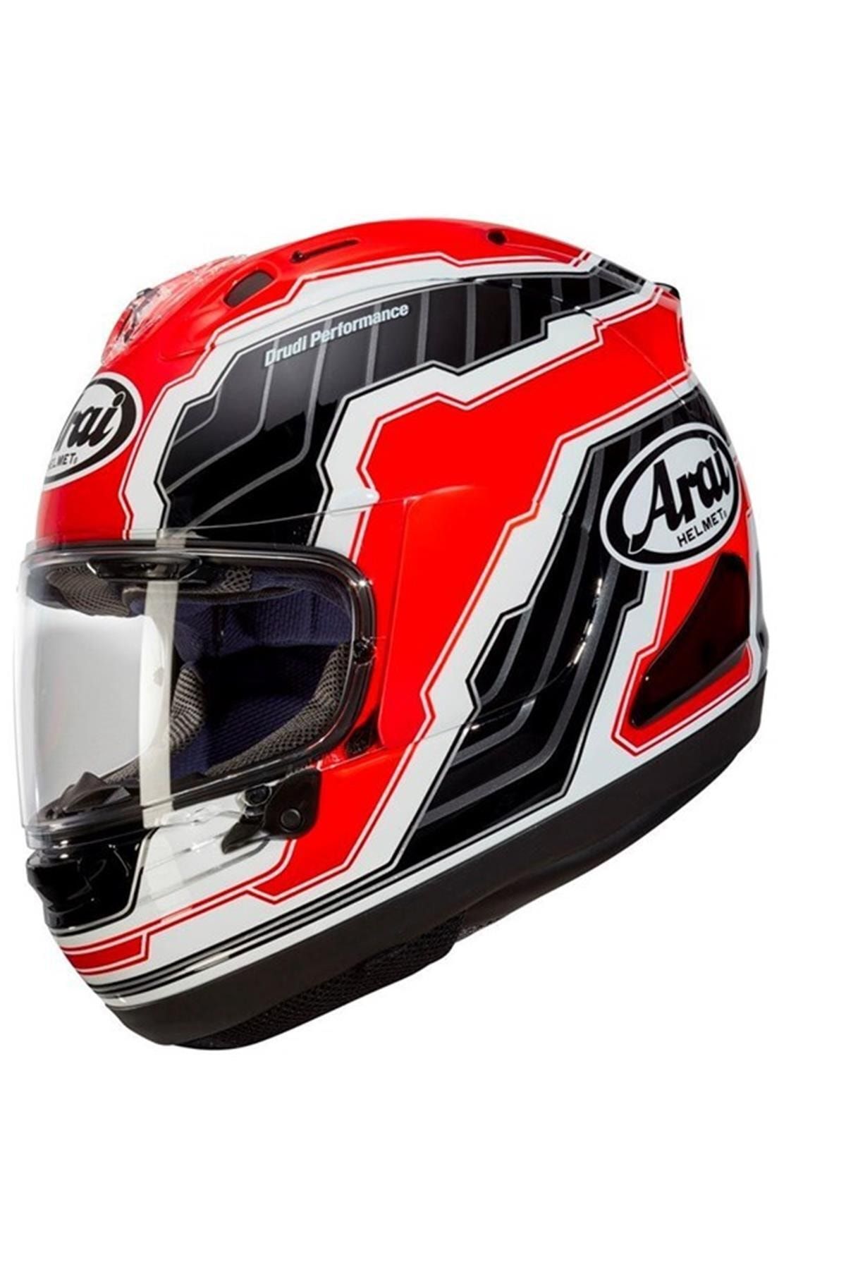 ARAI Rx-7 V Mamola Edge Red Kapalı Kask