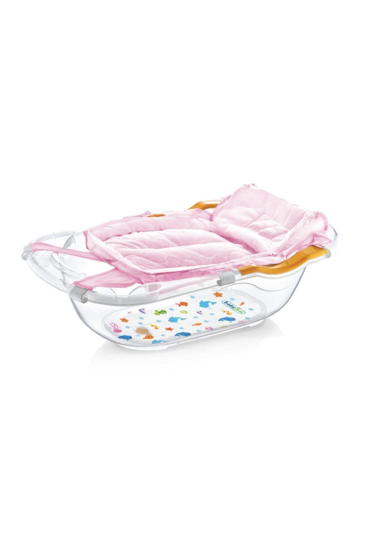 Babyjem Pembe Havlu Köpüklü Küvet Filesi 325