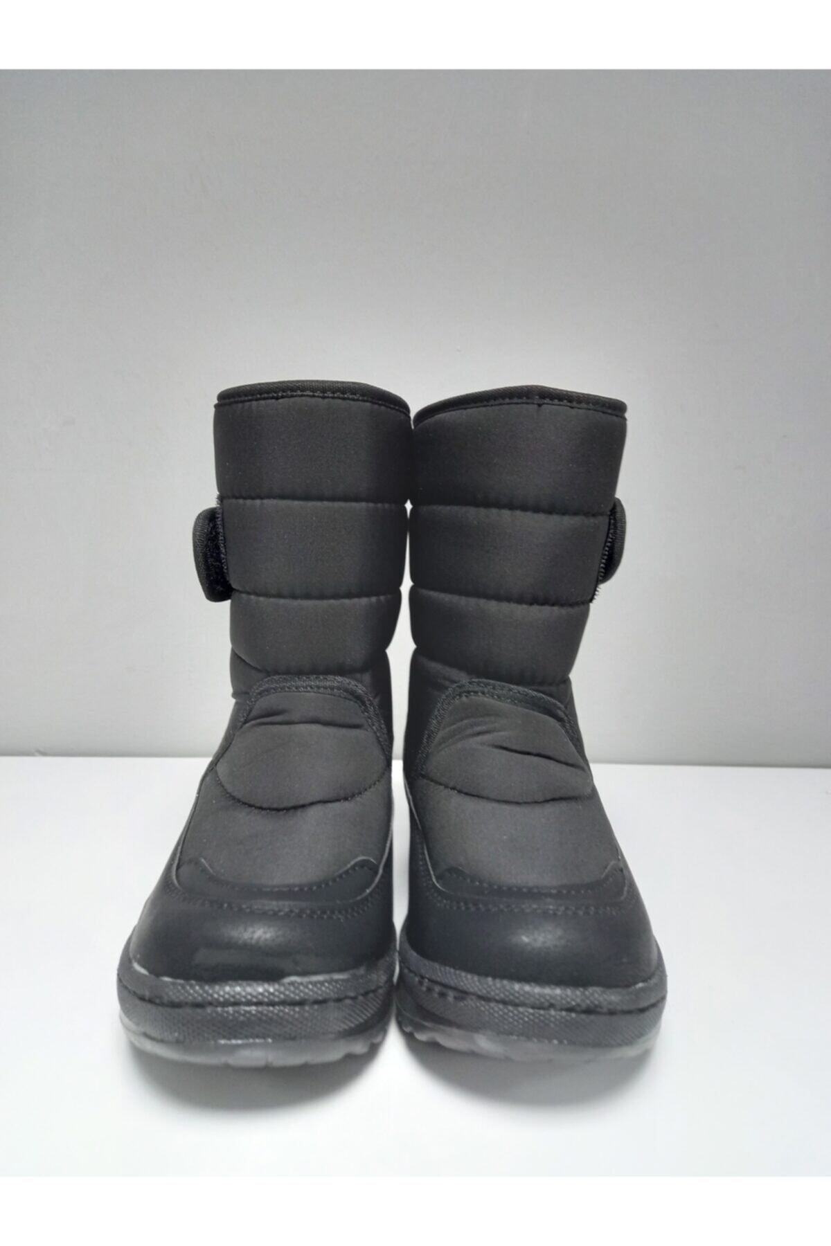 le petit boots Erkek Çocuk Siyah  İçi Astar Kar Botu