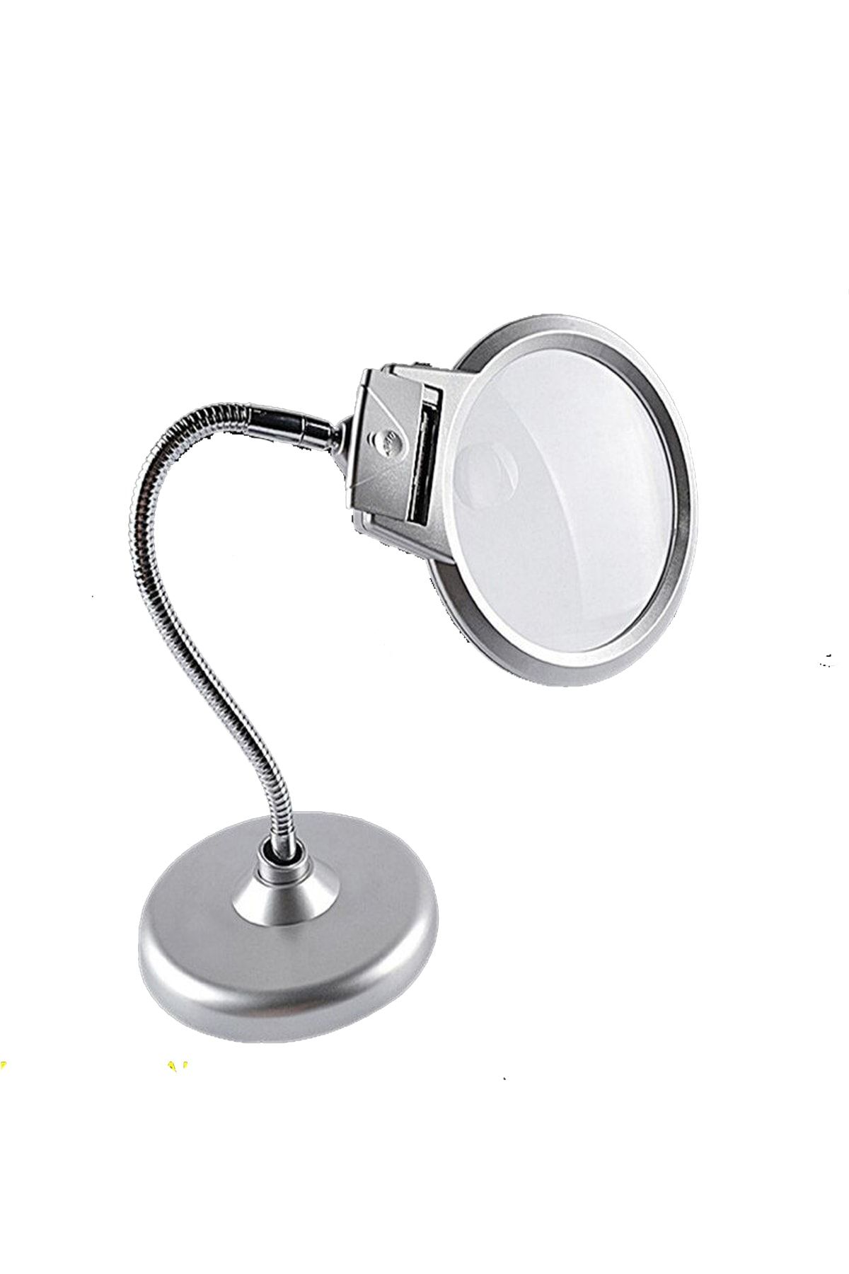 Microcase Masaüstü Ledli Aydınlatma 5x - 2x Büyütme Büyüteç 31 Cm