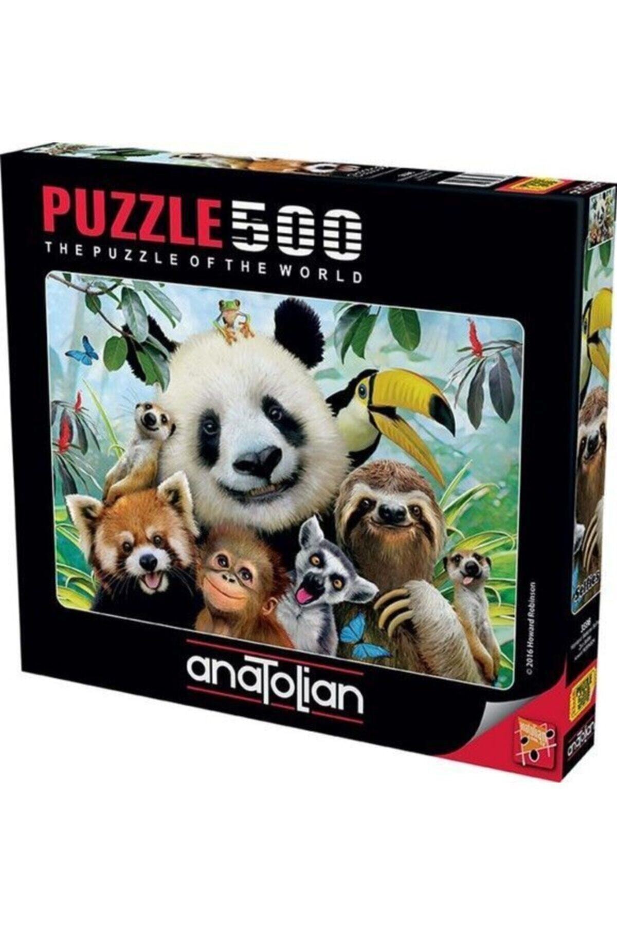 Anatolian Puzzle Hayvanat Bahçesi Selfie 500 Parça Puzzle 3596
