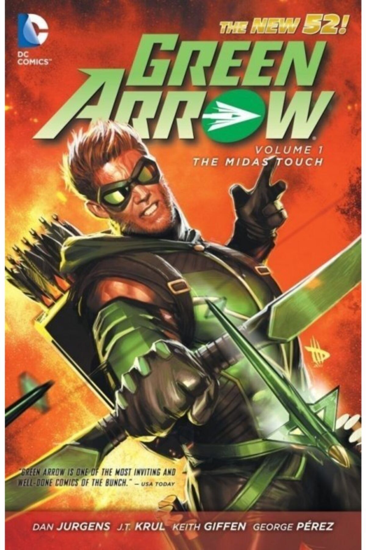 TM & DC ComicsWarner Bros Green Arrow (2011-2016) Vol. 1: The Midas Touch Ingilizce Çizgi Roman