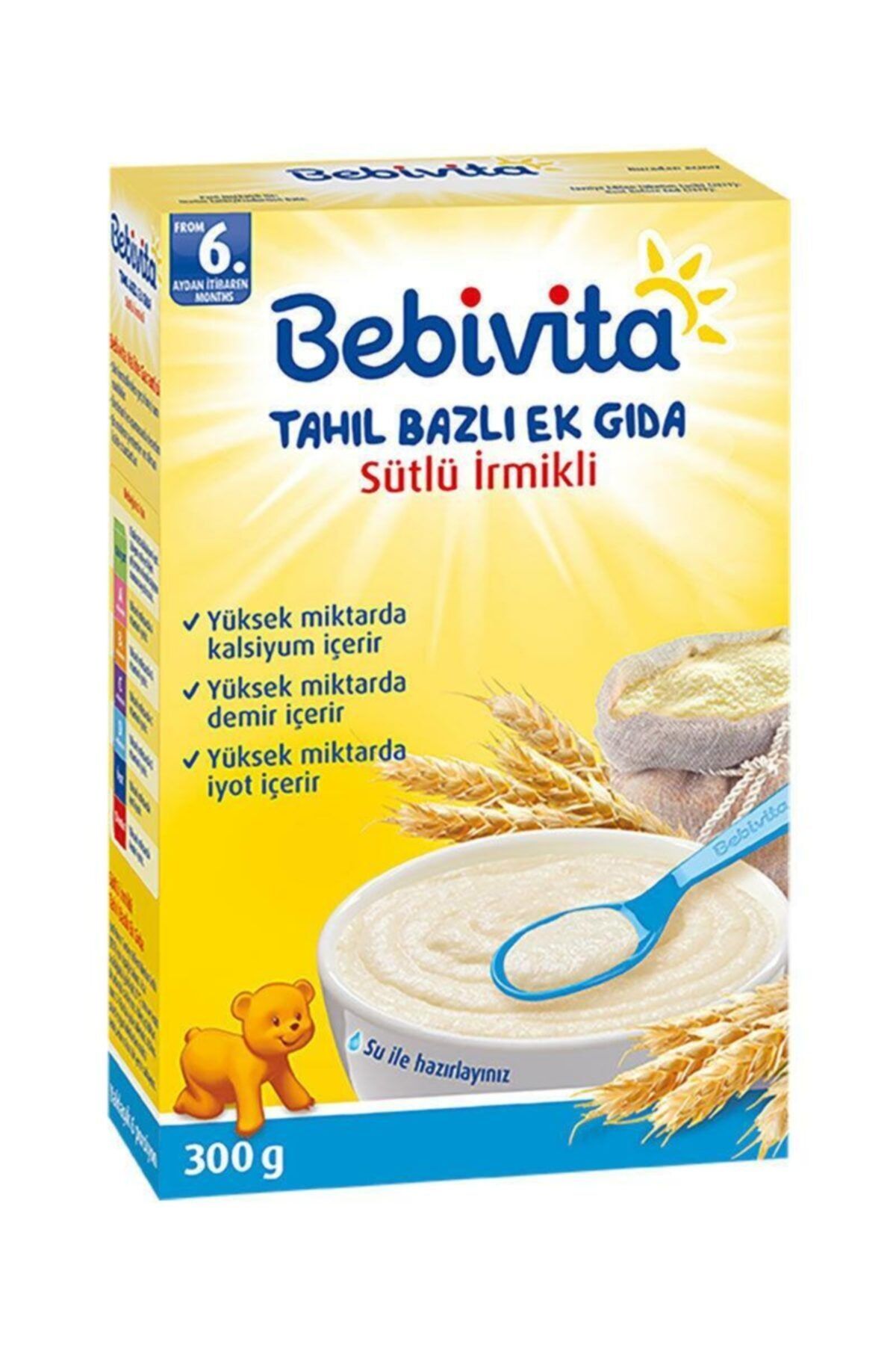Bebivita Sütlü Irmikli Tahıl Bazlı Ek Gıda 300 Gr 2