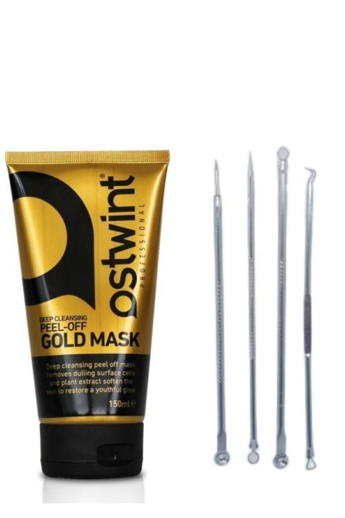 ostwint golden mask soyulabilir altin maske 150 ml akne siyah nokta temizleyici komedon lu set fiyati yorumlari trendyol