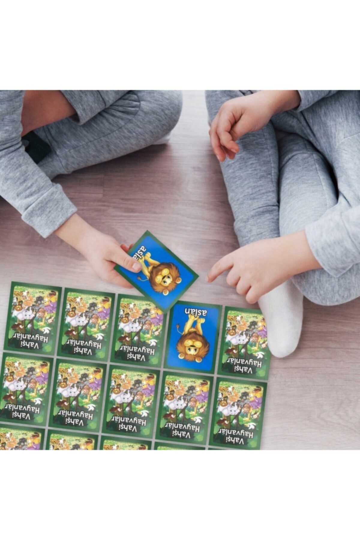 Artikel Vahşi Hayvanlar Eşleştirme Hafıza Kart Oyunu