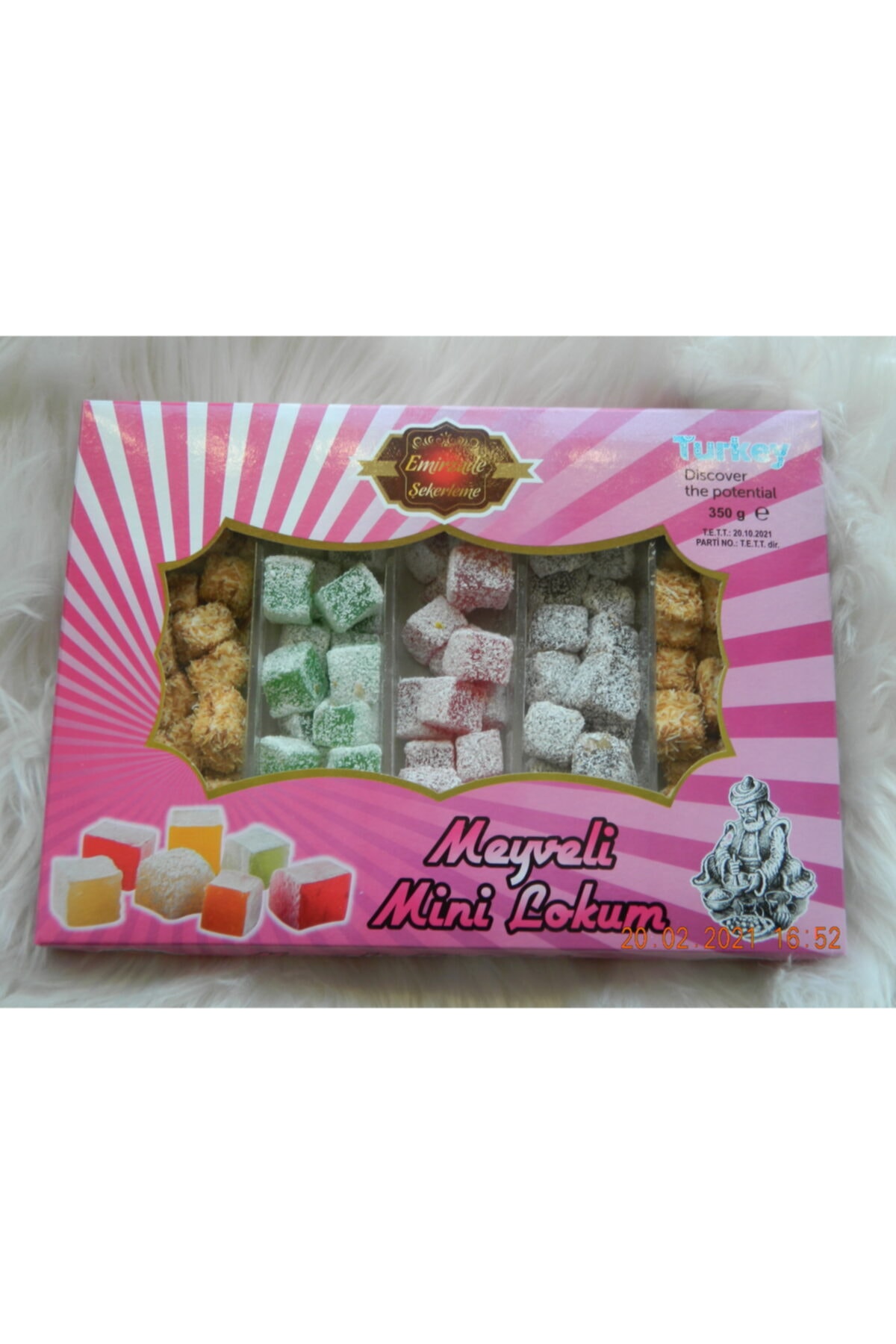 emirzade şekerleme 350 gr Meyveli Mini