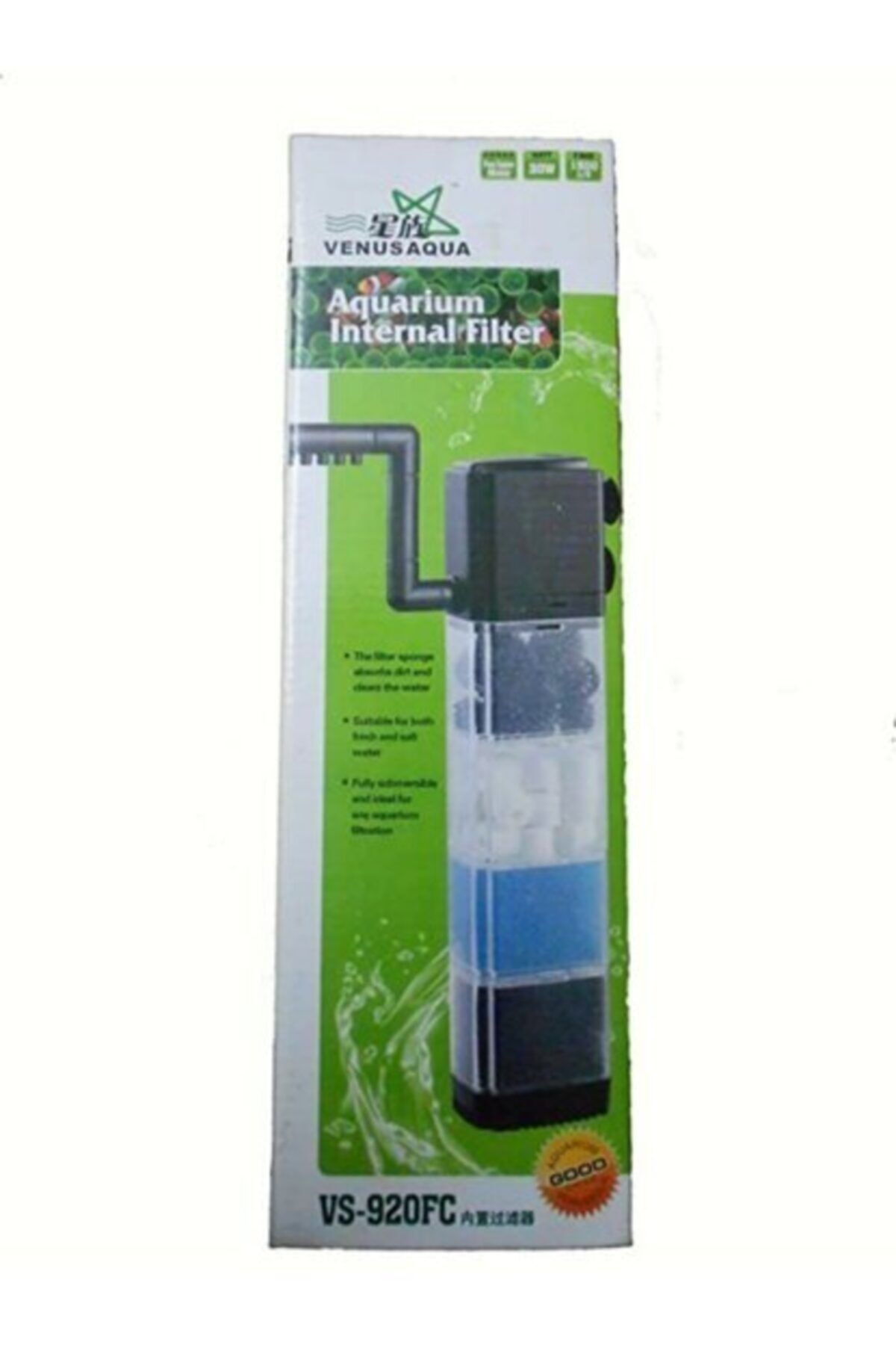 Venusaqua Vs-920fc Akvaryum Iç Filtre 1500 L/h 30w