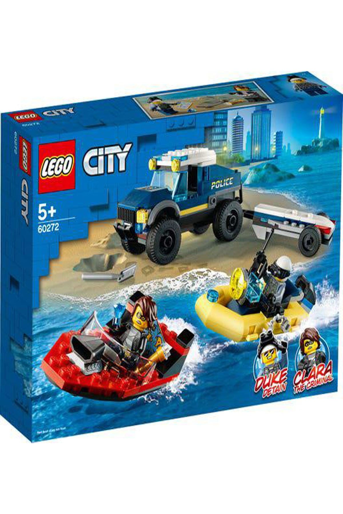 LEGO Elit Polis Tekne Taşıma Aracı Orijinal City Oyuncak Set