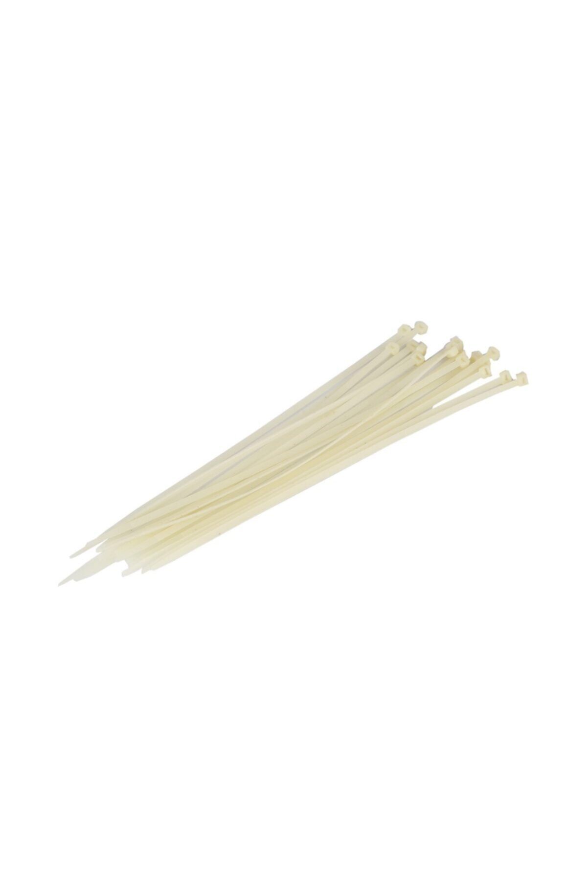 NALBUR BABA Plastik Beyaz Kablo Bağı 4.8 X 400  mm 100 Adet