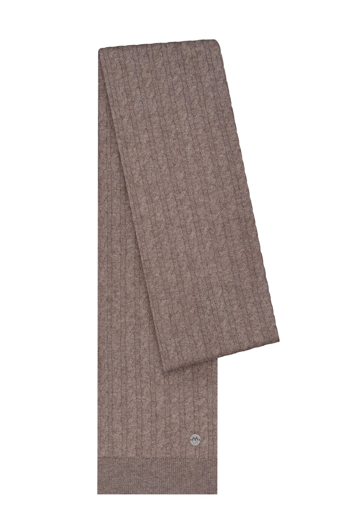 Hemington Erkek Kahverengi Lambswool Yün Camel Atkı