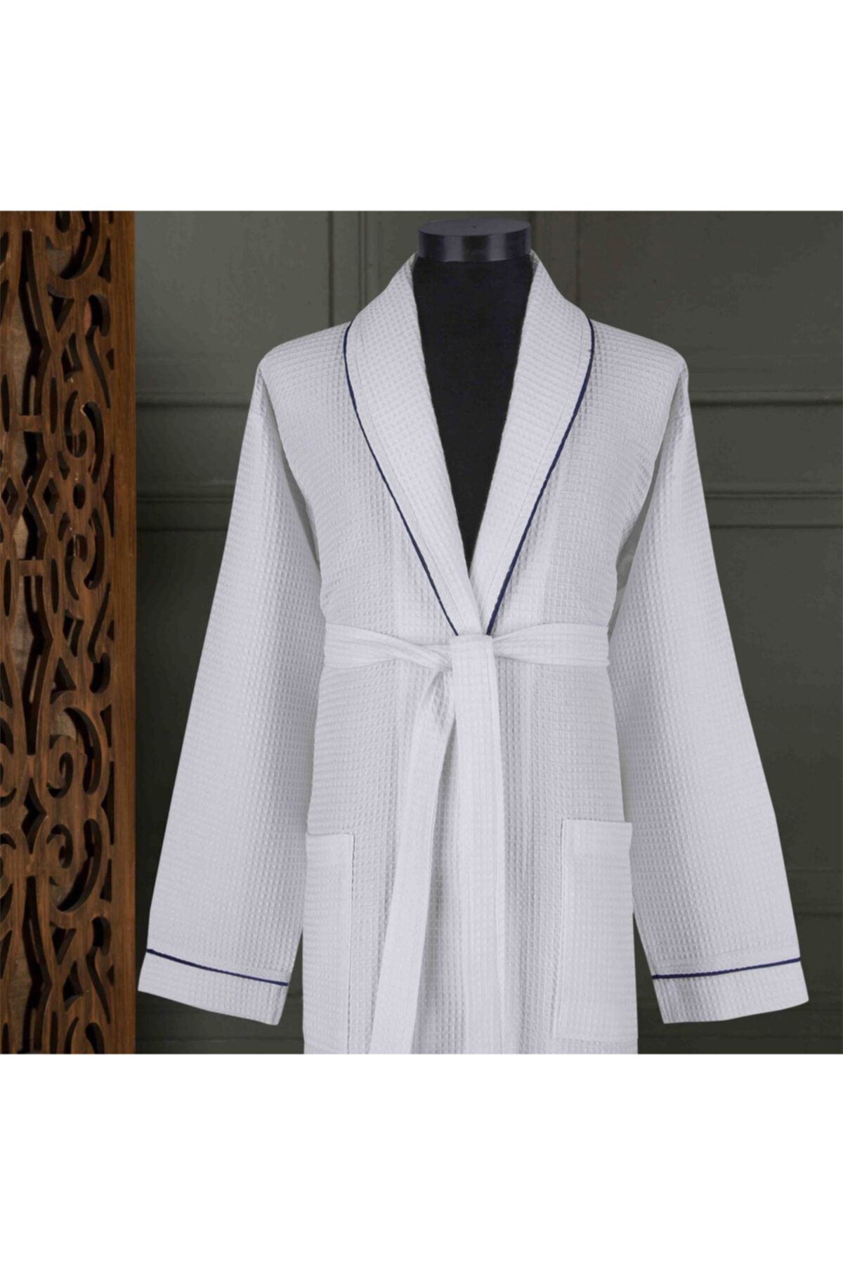 DC Home Soho Pike Bornoz (BEYAZ) - L / Xl Beden