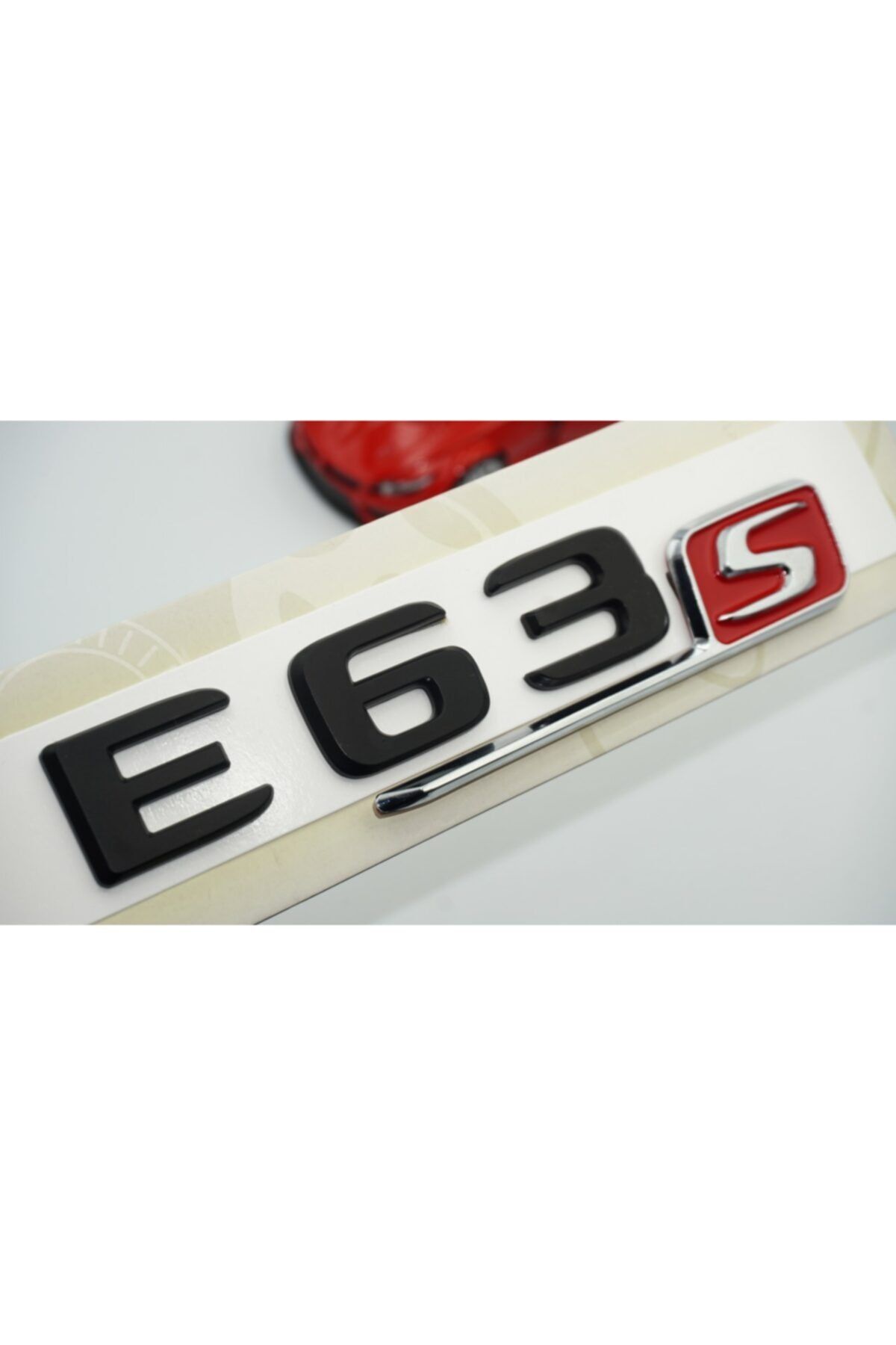 AMG Mercedes Benz E63s Bagaj Yazı Logo Siyah