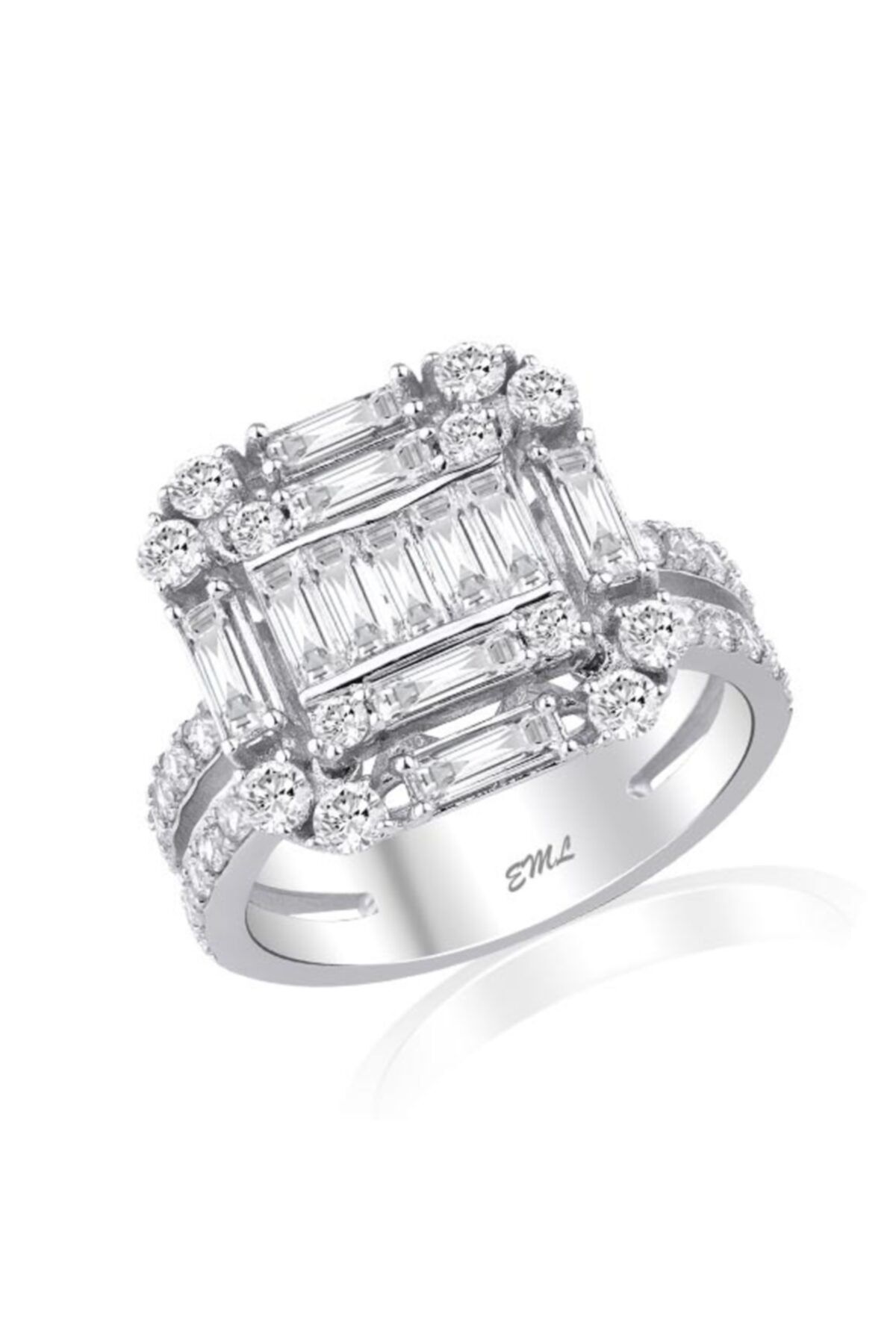 Emel Pırlanta 1.80 Ct Pırlanta Baget Yüzük