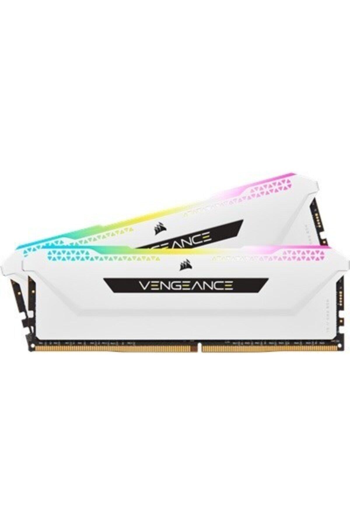 Corsair Vengeance Rgb Pro Sl 16gb (2x8) 3600mhz Cl18 Cmh16gx4m2d3600c18w Ddr4 Ram Bellek Beyaz