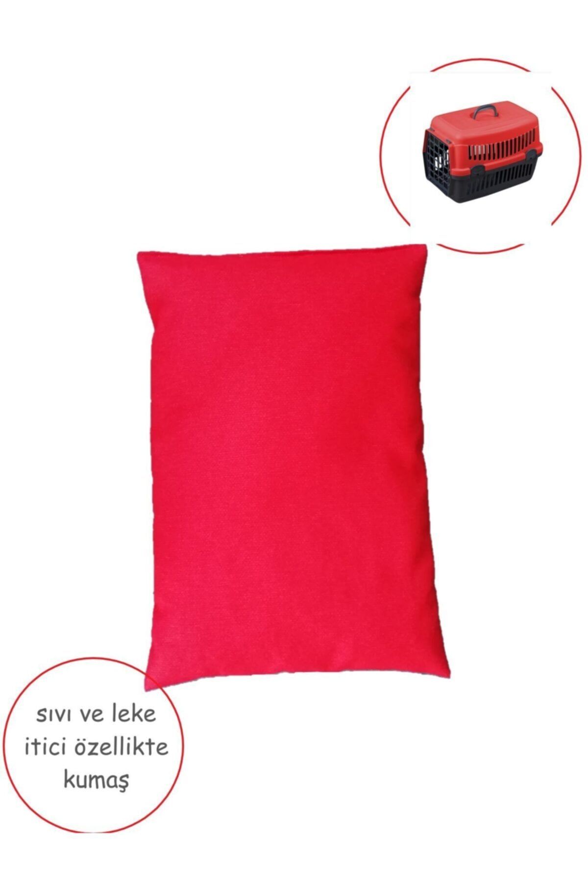 MYPETTOYS Kedi Köpek Taşıma Çantası Minderi Kırmızı 28x40cm Kırmızı