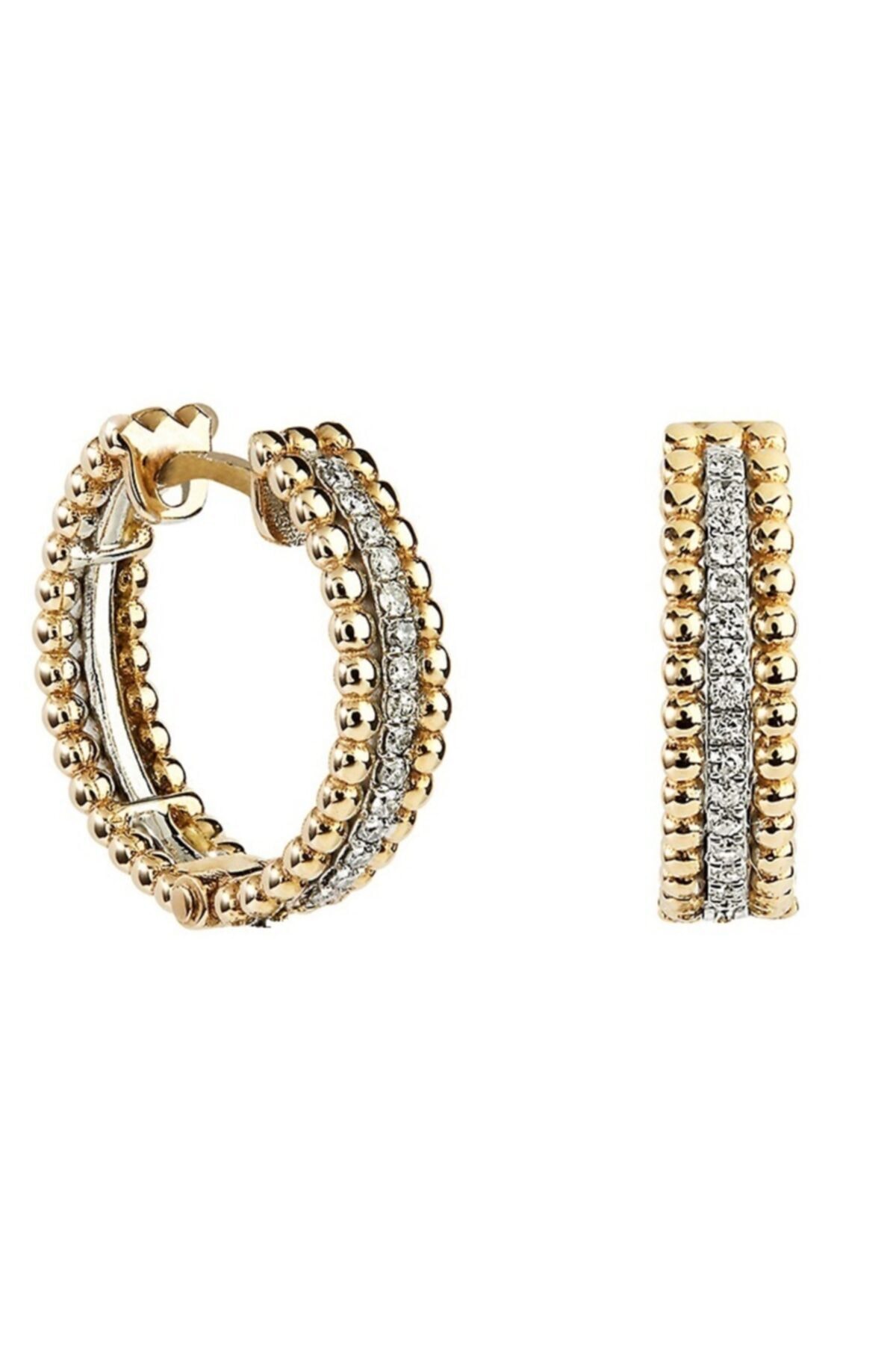 Clavis Jewelry Pırlantalı Halka Küpe