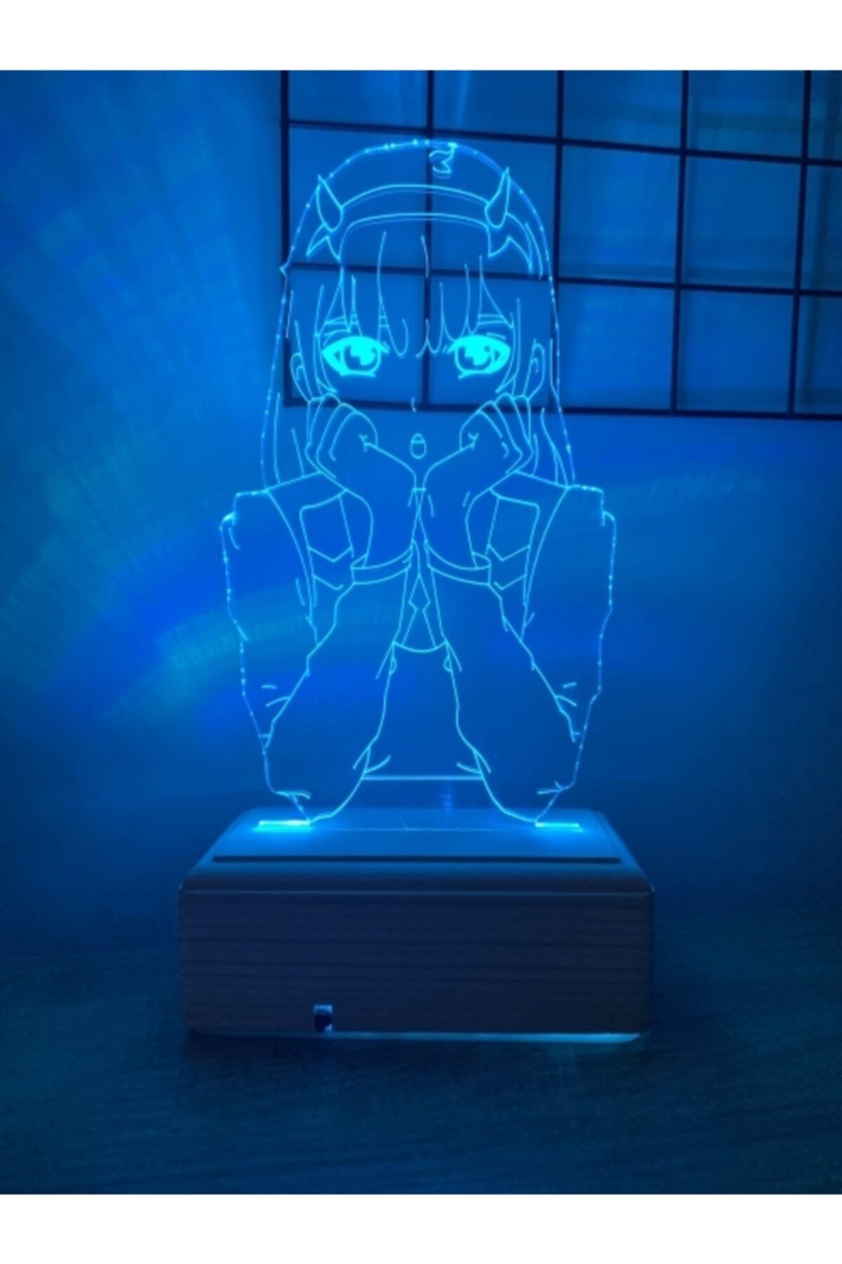 Modiwa Design Zero Two 002 Darling In The Franxx 16 Renk Gece Lambası