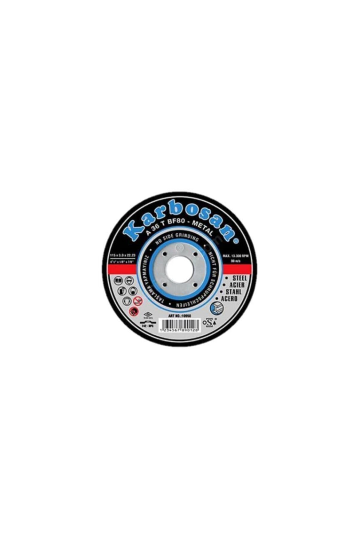 KARBOSAN 115 Mm Metal Kesici 3 Adet
